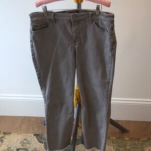 NYDJ Gray Straight Leg Jeans Soft Denim